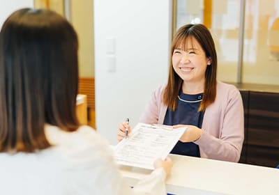 ご来院・問診表のご記載